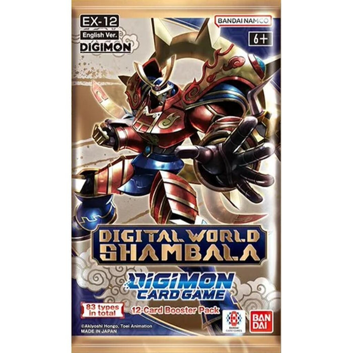 Image for Digital World Shambala Booster Pack - Digimon Card Game