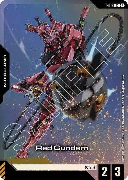 Image for Red Gundam (T-018) (Premium Card Collection Gundam Assemble) (T-018) (Holofoil) [Gundam Promotional Cards] - Gundam Card Game
