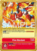 Image for Fire Rocket (Gold Border) (BT8-095 C) (Foil) [Advanced Booster Digimon Generation] - Digimon Card Game