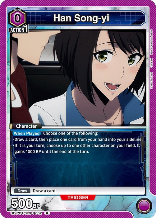 Image for Han Song-yi (002) (UE17BT/SLG-1-002) (Foil) [UE17BT: SOLO LEVELING] - Union Arena