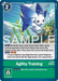 Image for Agility Training (Reprint) (P-106 P) (Foil) [Advanced Booster Digimon Generation] - Digimon Card Game