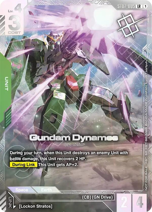Image for Gundam Dynames (Newtype Challenge 2026 Mission 2) (ST07-005) (Holofoil) [Gundam Promotional Cards] (GCG-PR) - Gundam Card Game