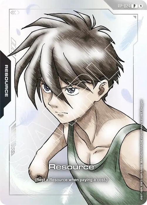 Image for Resource (RP-024) (Mobile Suit Gundam Wing) (RP-024) (Holofoil) [Promotional Resource Tokens] - Gundam Card Game