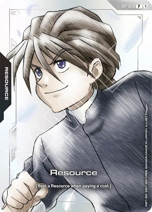 Image for Resource (RP-026) (Mobile Suit Gundam Wing) (RP-026) (Holofoil) [Promotional Resource Tokens] - Gundam Card Game