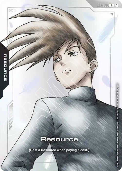 Image for Resource (RP-028) (Mobile Suit Gundam Wing) (RP-028) (Holofoil) [Promotional Resource Tokens] - Gundam Card Game
