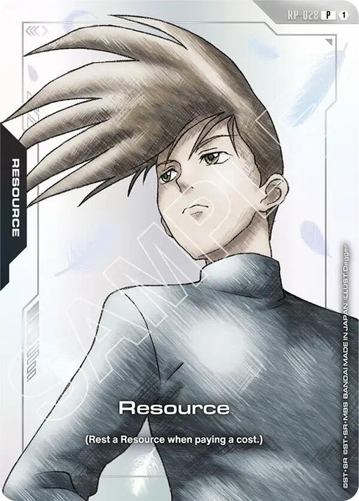 Image for Resource (RP-028) (Mobile Suit Gundam Wing) (RP-028) (Holofoil) [Promotional Resource Tokens] - Gundam Card Game