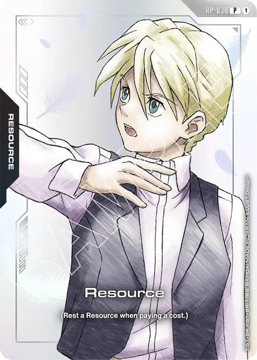 Image for Resource (RP-030) (Mobile Suit Gundam Wing) (RP-030) (Holofoil) [Promotional Resource Tokens] - Gundam Card Game