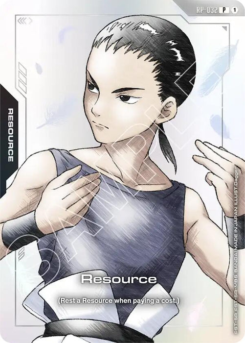 Image for Resource (RP-032) (Mobile Suit Gundam Wing) (RP-032) (Holofoil) [Promotional Resource Tokens] - Gundam Card Game