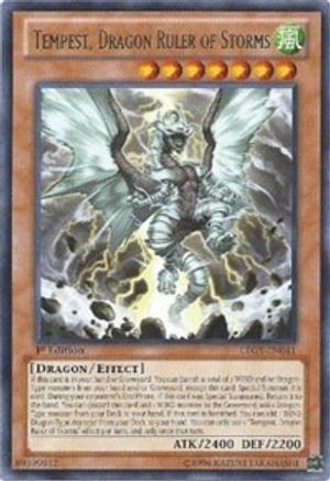 Tempest, Dragon Ruler of Storms (LTGY-EN041) 1st Edition [Lord of the Tachyon Galaxy]