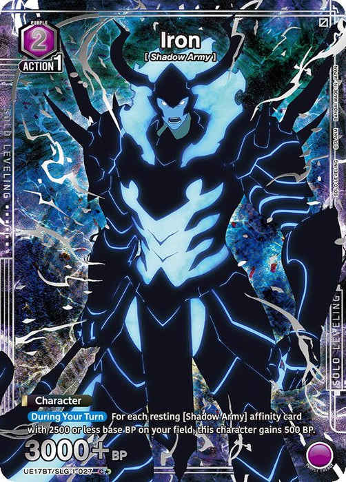 Image for Iron (C*) (UE17BT/SLG-1-027) (Foil) [UE17BT: SOLO LEVELING] - Union Arena
