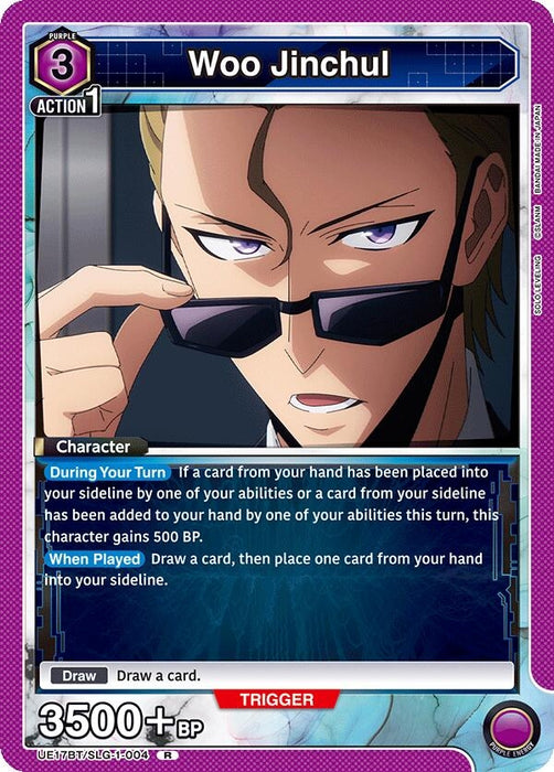 Image for Woo Jinchul (UE17BT/SLG-1-004) (Foil) [UE17BT: SOLO LEVELING] - Union Arena