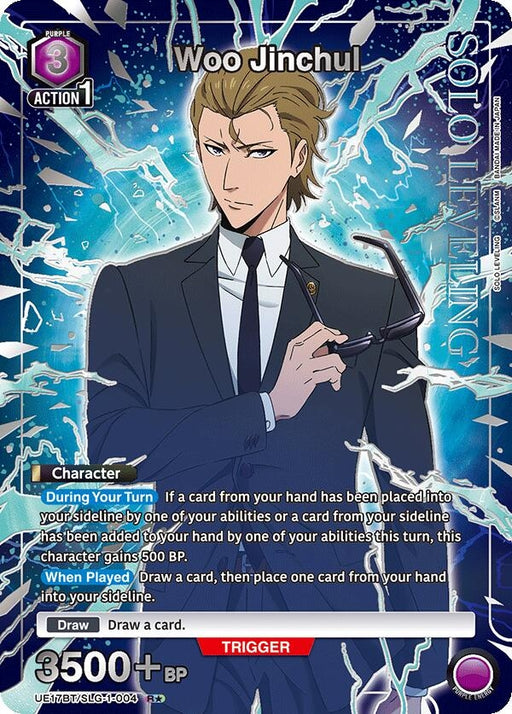 Image for Woo Jinchul (R*) (UE17BT/SLG-1-004) (Foil) [UE17BT: SOLO LEVELING] - Union Arena