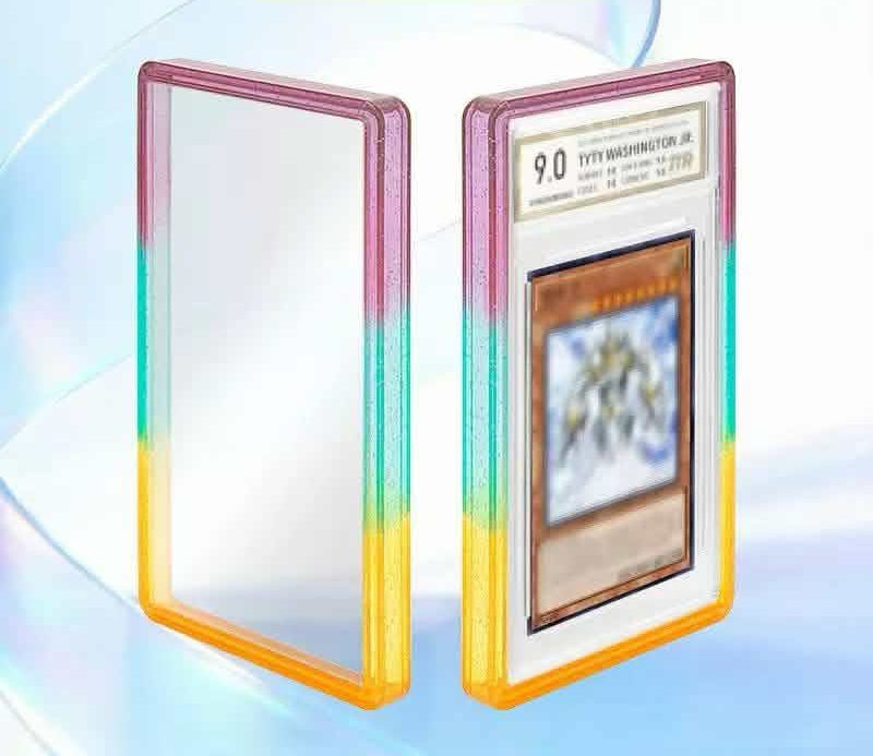 Protective Bumper Guard with Clear Backing for PSA Graded Card