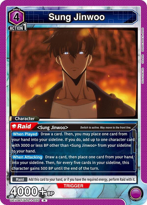 Image for Sung Jinwoo (020) (UE17BT/SLG-1-020) (Foil) [UE17BT: SOLO LEVELING] - Union Arena
