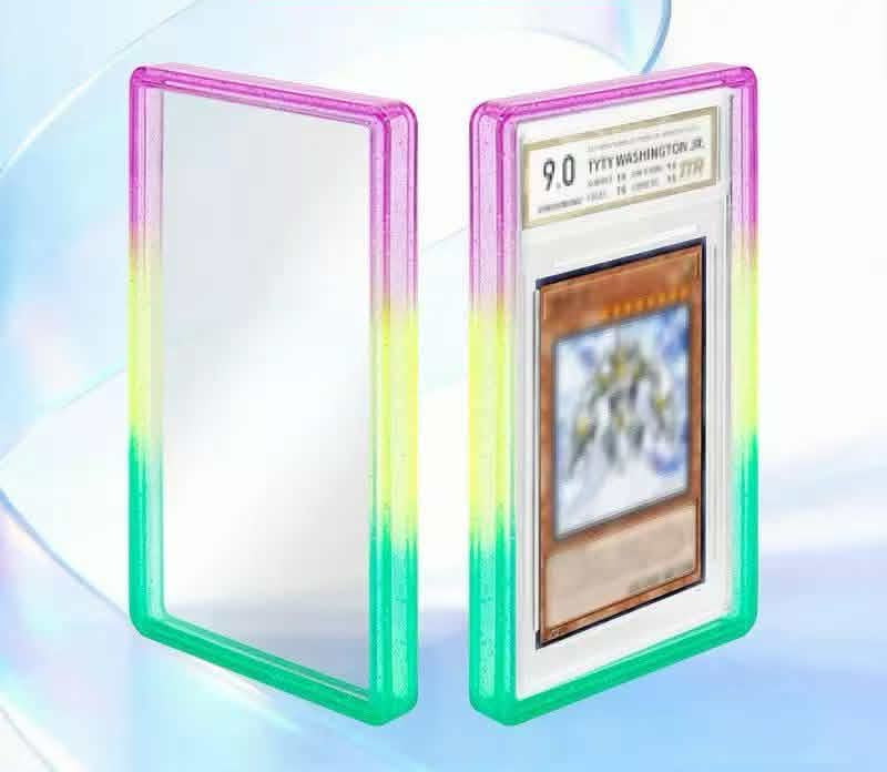 Protective Bumper Guard with Clear Backing for PSA Graded Card