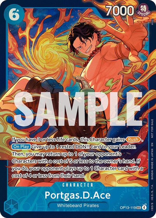 Image for Portgas.D.Ace (119) (Treasure Cup 2026) (Store) (OP13-119) (Foil) [One Piece Promotion Cards] (OP-PR) - One Piece Card Game