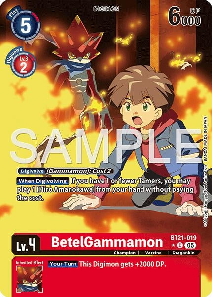 Image for BetelGammamon - BT21-019 (Alternate Art) (BT21-019 C) (Foil) [Advanced Booster Digimon Generation] - Digimon Card Game