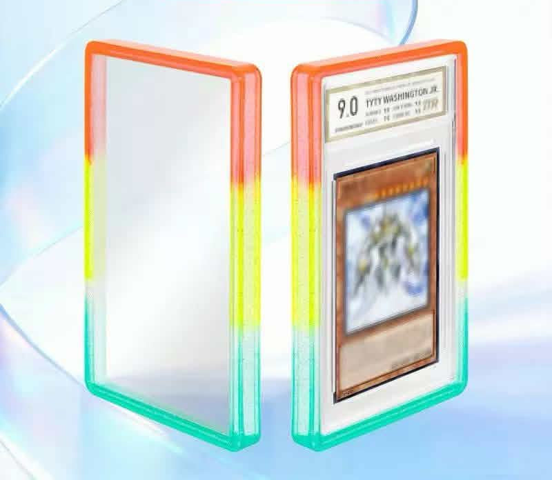 Protective Bumper Guard with Clear Backing for PSA Graded Card