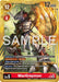 Image for WarGreymon - P-182 (Gold Border) (P-182 P) (Foil) [Advanced Booster Digimon Generation] - Digimon Card Game