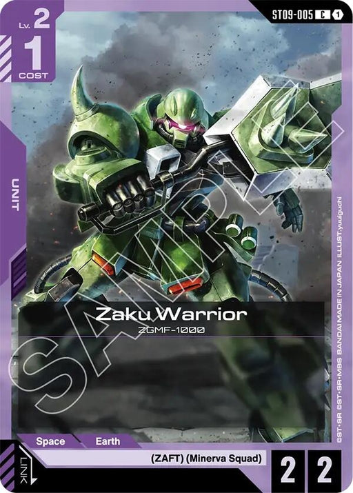 Image for Zaku Warrior (ST09-005) [Starter Deck 09: Destiny Ignition] - Gundam Card Game