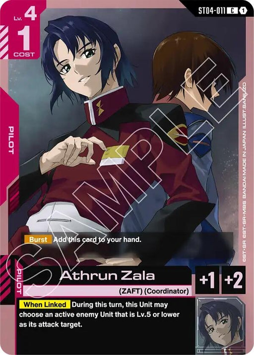 Image for Athrun Zala (ST04-011) [Starter Deck 09: Destiny Ignition] - Gundam Card Game