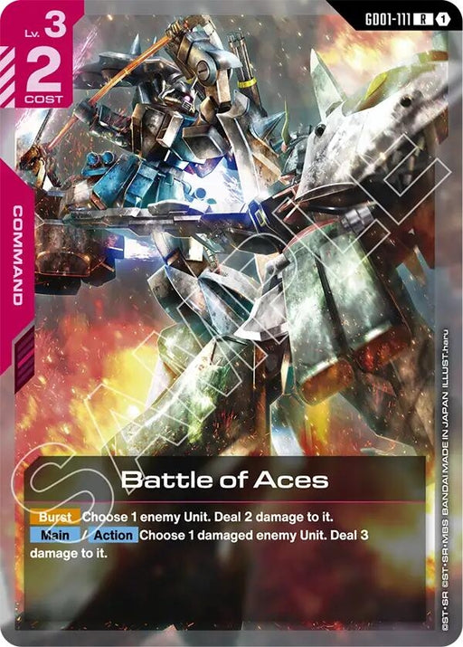 Image for Battle of Aces (GD01-111) (Holofoil) [Starter Deck 09: Destiny Ignition] - Gundam Card Game
