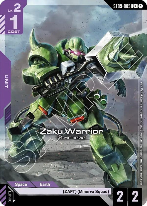 Zaku Warrior (C+) (ST09-005) (Holofoil) [Starter Deck 09: Destiny Ignition]