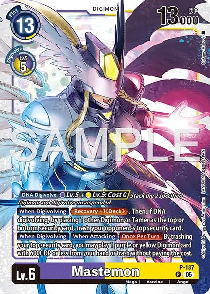 Image for Mastemon - P-187 (Reprint) (P-187 P) (Foil) [Advanced Booster Digimon Generation] - Digimon Card Game