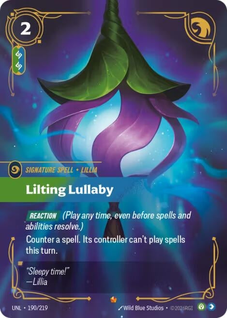 Image for Lilting Lullaby (190/219) (Foil) [Unleashed] - Riftbound: League of Legends Trading Card Game
