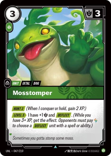 Image for Mosstomper (047/219) (Foil) [Unleashed] - Riftbound: League of Legends Trading Card Game