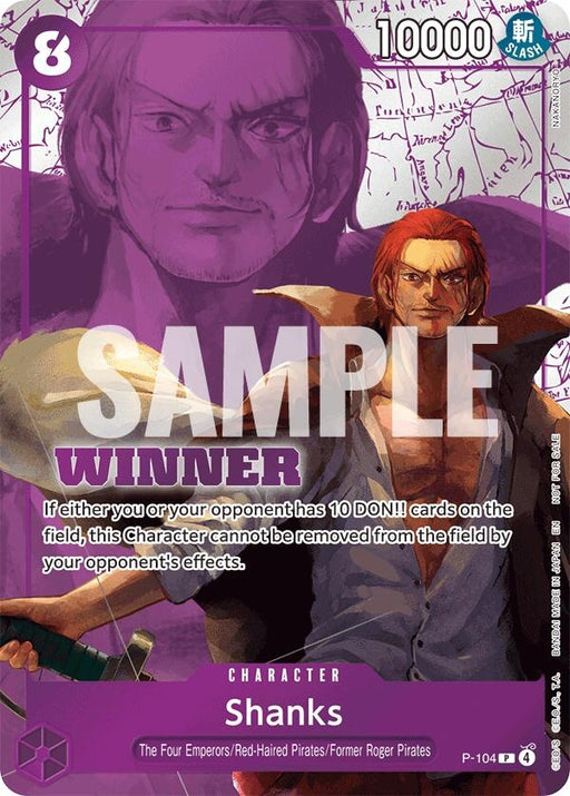 Image for Shanks (Winner Pack 2026 Vol. 2) (P-104) (Foil) [One Piece Promotion Cards] - One Piece Card Game