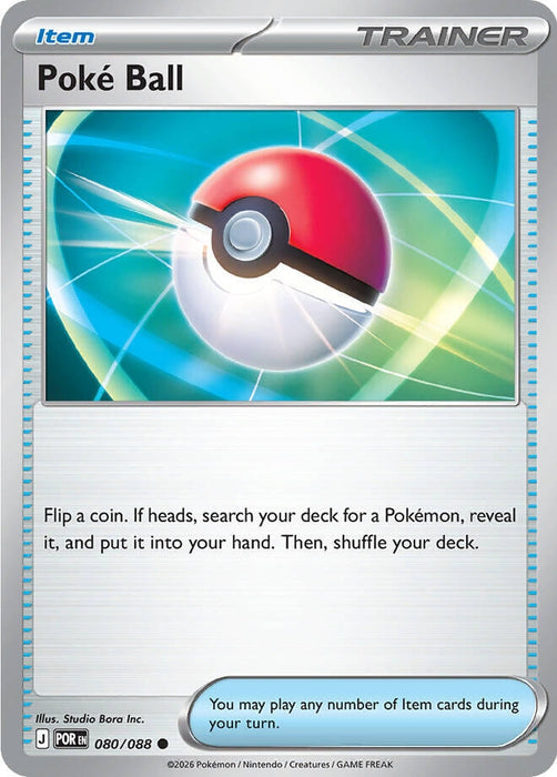 Poke Ball (080/088) (Reverse Holofoil) [ME03: Perfect Order]
