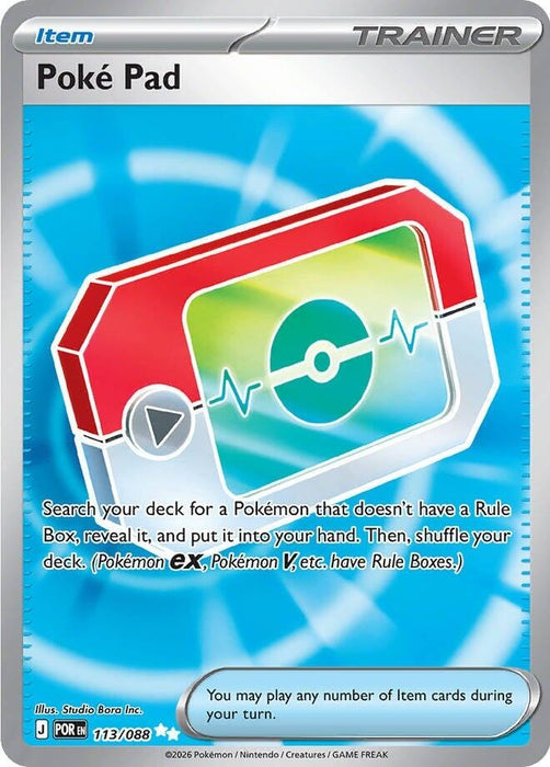 Poke Pad (113/088) (Holofoil) [ME03: Perfect Order]