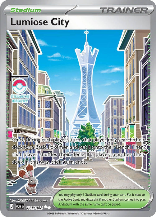 Lumiose City (111/088) (Holofoil) [ME03: Perfect Order]