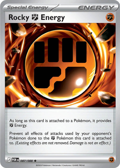 Rocky Fighting Energy (087/088) (Holofoil) [ME03: Perfect Order]