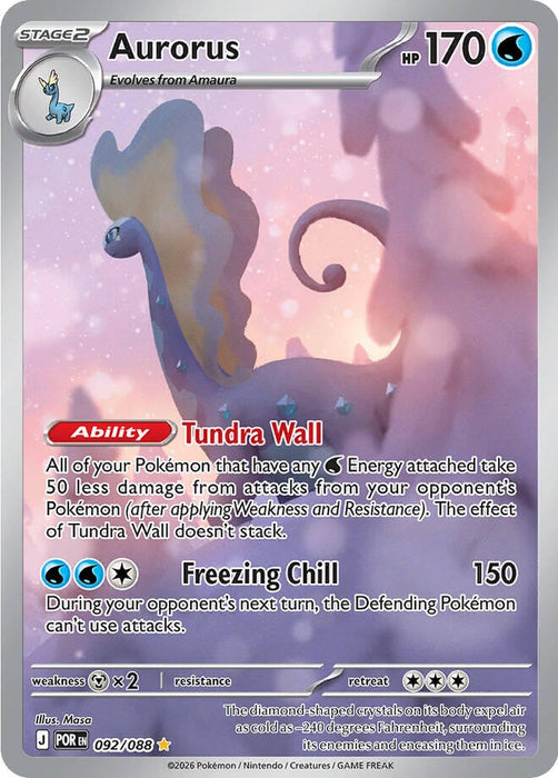 Aurorus (092/088) (Holofoil) [ME03: Perfect Order]