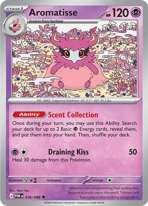 Aromatisse (036/088) (Reverse Holofoil) [ME03: Perfect Order]
