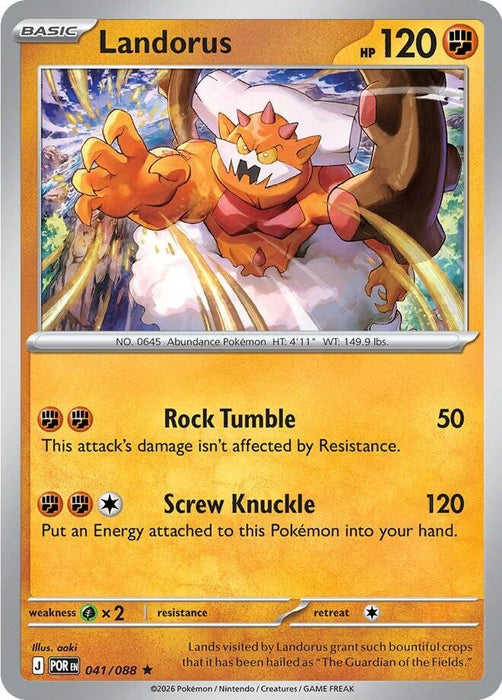 Landorus (041/088) (Reverse Holofoil) [ME03: Perfect Order]