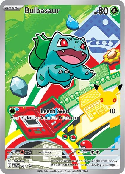 Image for Bulbasaur - 037 (037) (Holofoil) [ME: Mega Evolution Promo] - Pokemon