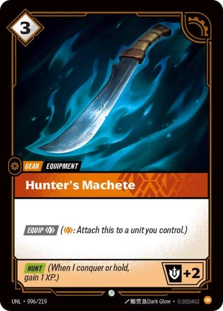 Image for Hunter's Machete (096/219) [Unleashed] - Riftbound: League of Legends Trading Card Game