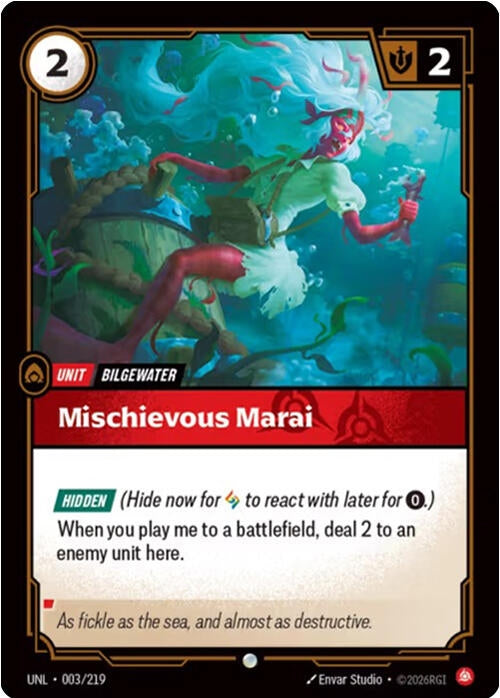 Image for Mischevious Marai (003/219) [Unleashed] - Riftbound: League of Legends Trading Card Game