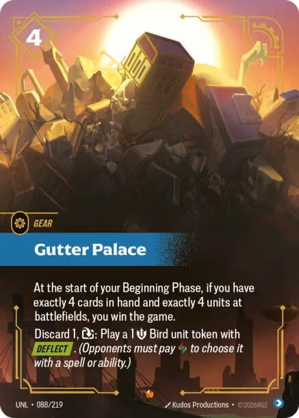 Image for Gutter Palace (088/219) (Foil) [Unleashed] - Riftbound: League of Legends Trading Card Game