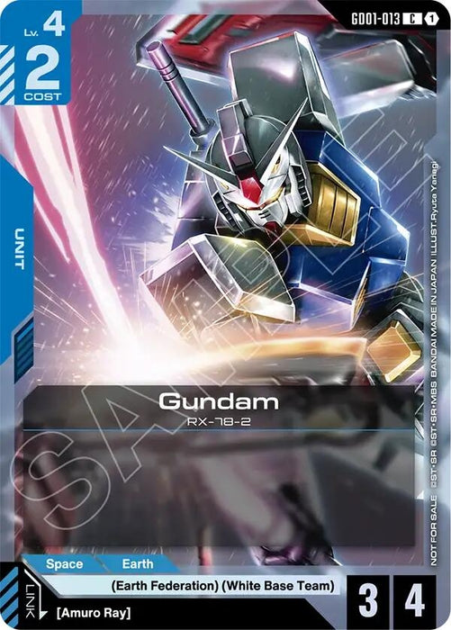 Image for Gundam (GD01-013) (WCS26-27 Participation Pack Vol.1) (GD01-013) (Holofoil) [Gundam Promotional Cards] (GCG-PR) - Gundam Card Game