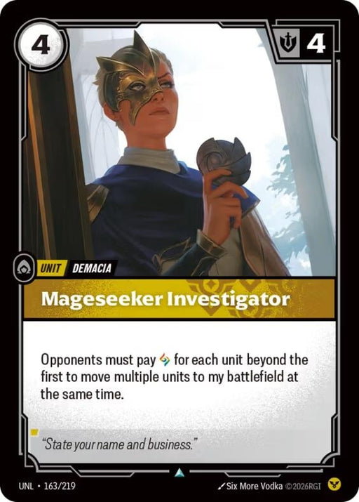 Image for Mageseeker Investigator (163/219) [Unleashed] - Riftbound: League of Legends Trading Card Game