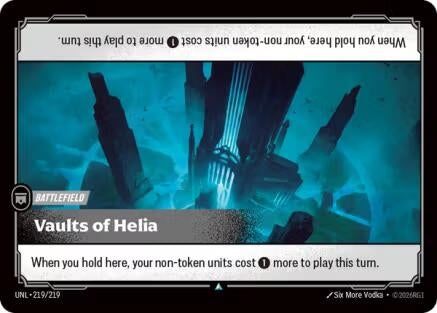 Image for Vaults of Helia (219/219) (Foil) [Unleashed] - Riftbound: League of Legends Trading Card Game