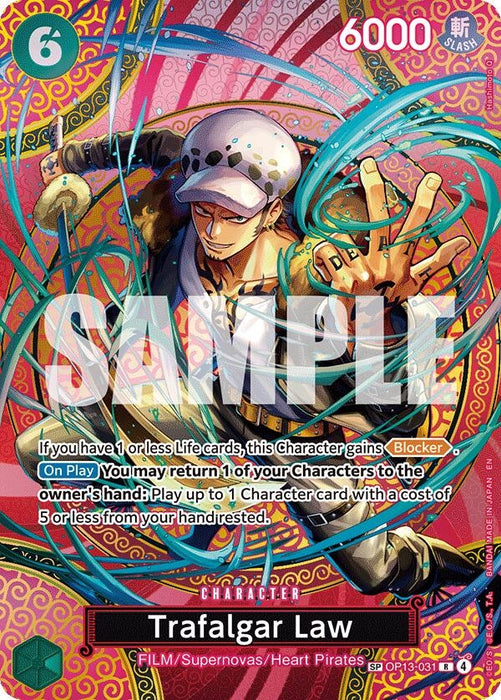 Trafalgar Law (SP) (OP13-031) (Foil) [Adventure on Kami's Island]