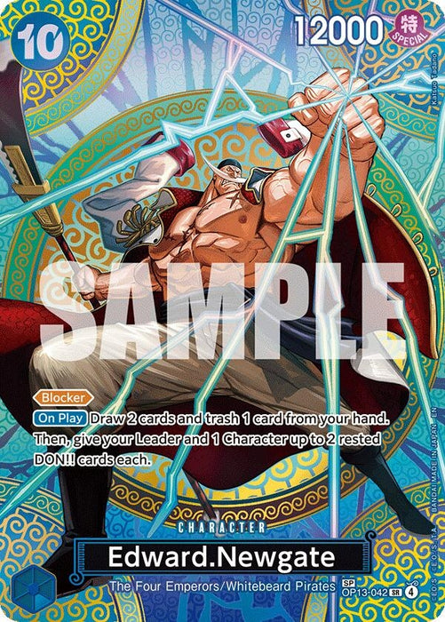 Edward.Newgate (SP) (OP13-042) (Foil) [Adventure on Kami's Island]