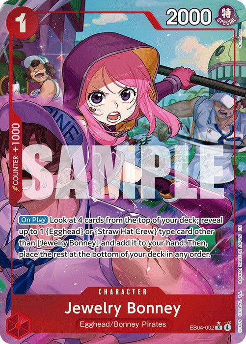 Jewelry Bonney (EB04-002) (Alternate Art) (EB04-002) (Foil) [Adventure on Kami's Island]