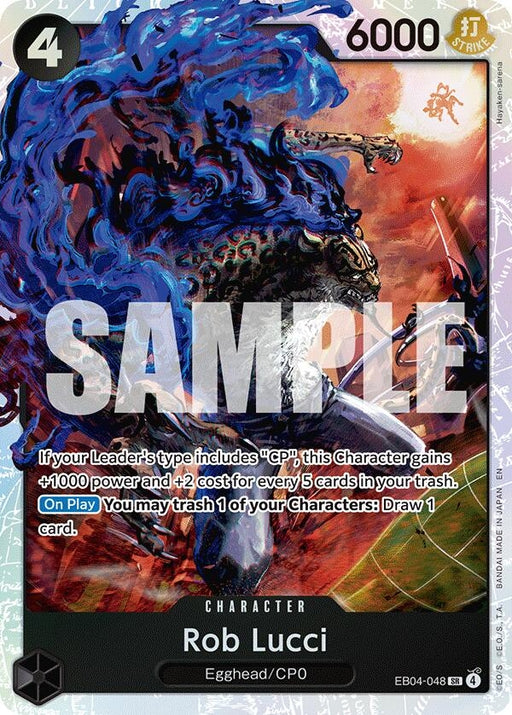 Image for Rob Lucci (EB04-048) (Foil) [Adventure on Kami's Island] - One Piece Card Game