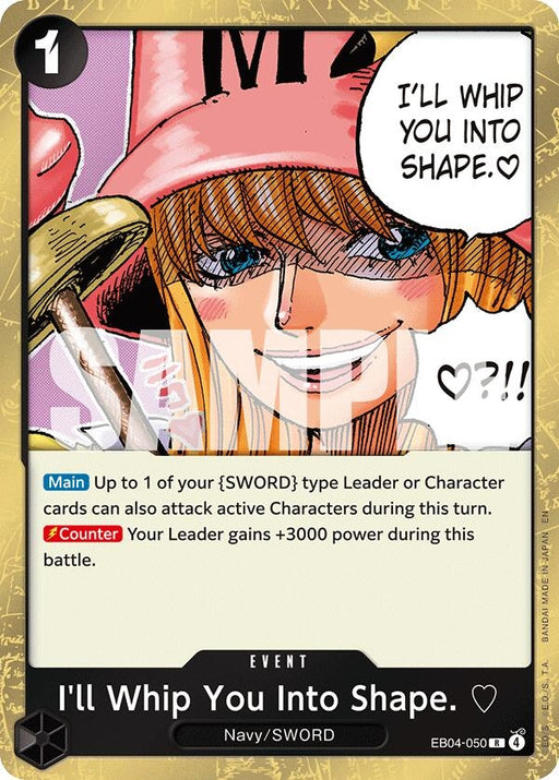 Image for I'll Whip You Into Shape. (EB04-050) (Foil) [Adventure on Kami's Island] - One Piece Card Game